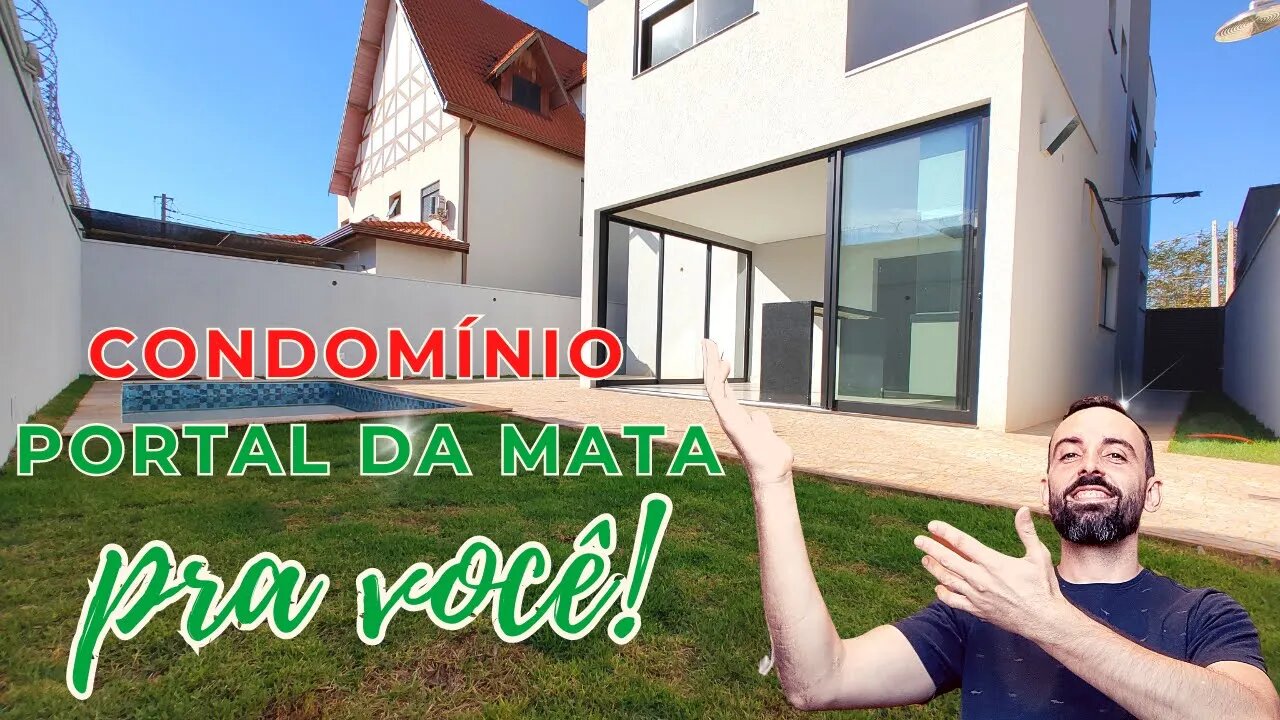 CASA0172 SOBRADO COM PISCINA - OTIMA OPORTUNIDADE NO CONDOMÍNIO VIVENDAS DA MATA