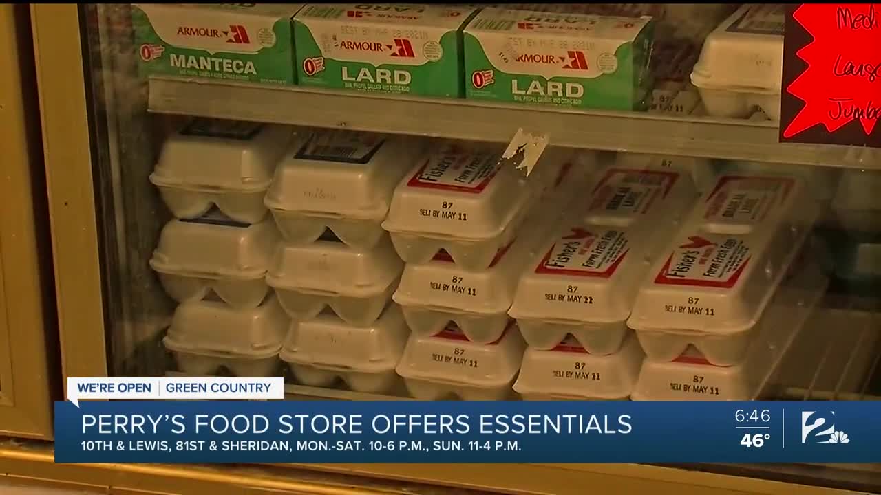 We're Open Green Country: Perry's Food Store Continues Offering Essentials during Coronavirus Pandemic