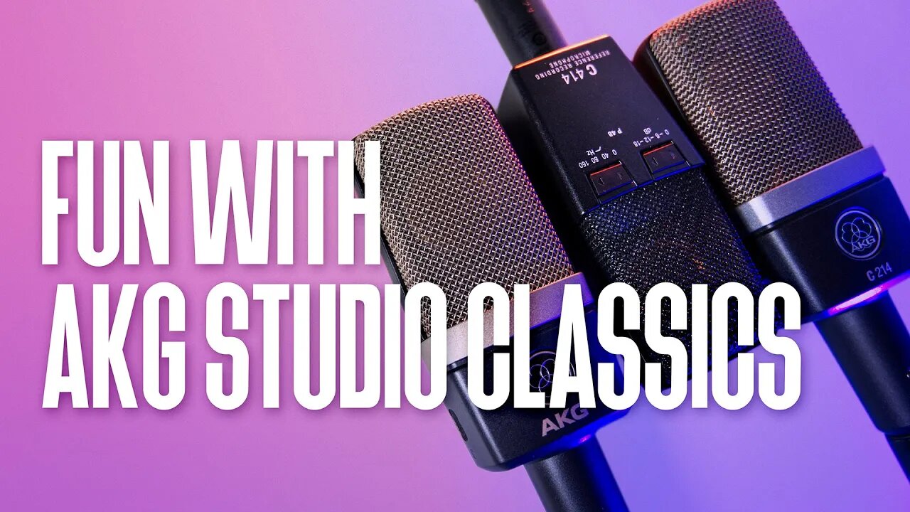 AKG studio classic microphones — Comparison of the AKG C214, C314, & C414 XLS