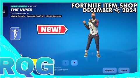 “NEW” VIPER “MEGEN THEE STALLION” EMOTE IS HERE! FORTNITE ITEM SHOP (December 4, 2024)