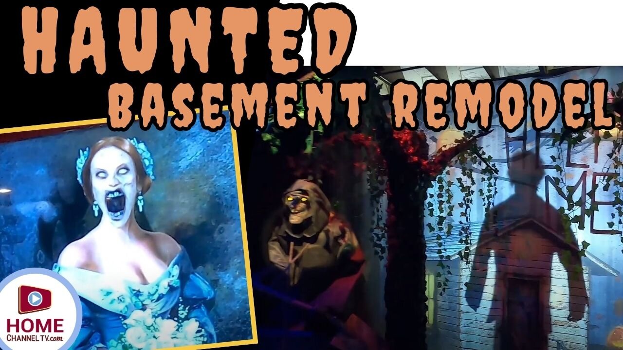 Halloween Haunted House Basement Remodel Tour