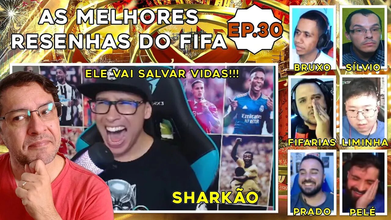 SHARK NO SAMU ? BRIT, BRUXO, THATA, GAULÊS, PELÉ, SILVIO, ETC: MELHORES RESENHAS DO FIFA 23 - Ep.30