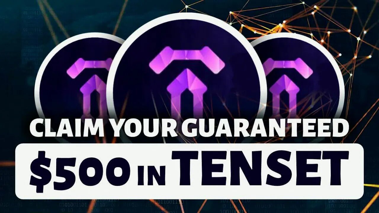 TENSET crypto REVIEW | NEWS and UPDATE | follow the link in the description and get $500