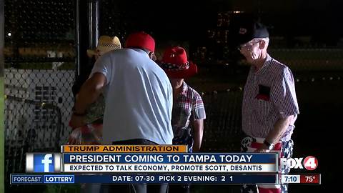 Preview of President Trump's visit to Tampa on Tuesday