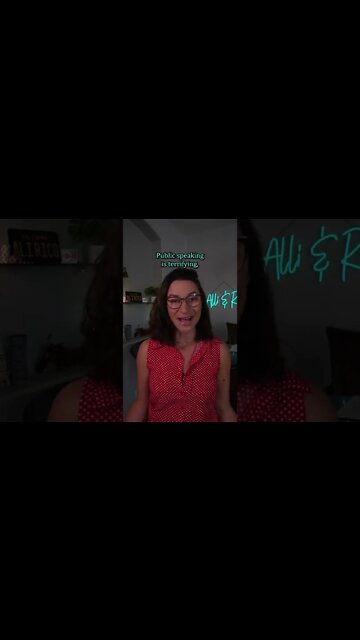 If public speaking scares you, try this #publicspeaking #toastmasters