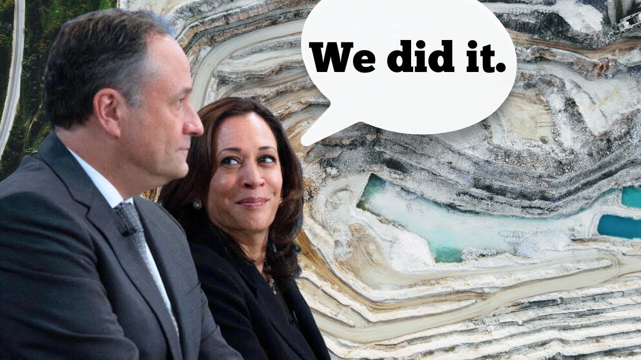 EXPOSED The Secret Lithium Grab Kamala Harris, Doug Emhoff & BlackRock's Master Plan!