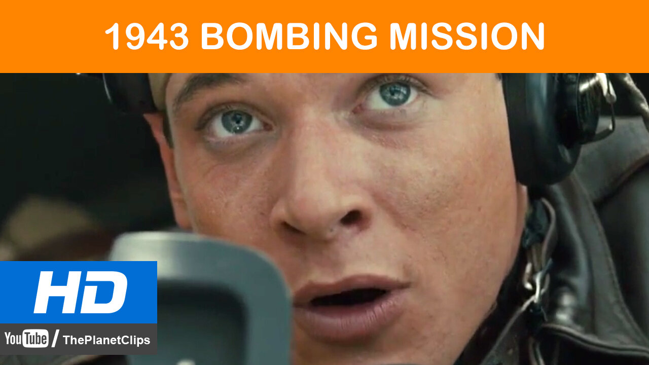 1943 bombing mission against the Japanese | Unbroken (2014) Movie Scene