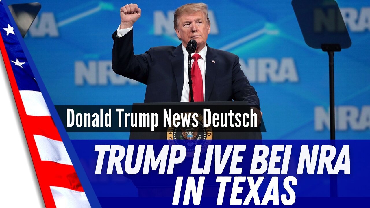 Trump hält eine LIVE Rede bei der NRA