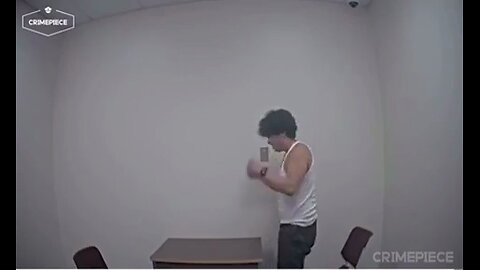 Suspect in custody escapes interrogation room in unique fashion