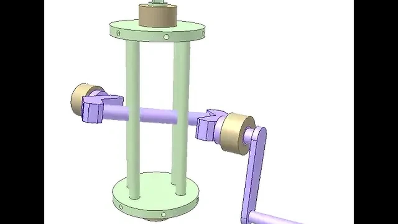 3319 Oblique Crank Rocker mechanism 3