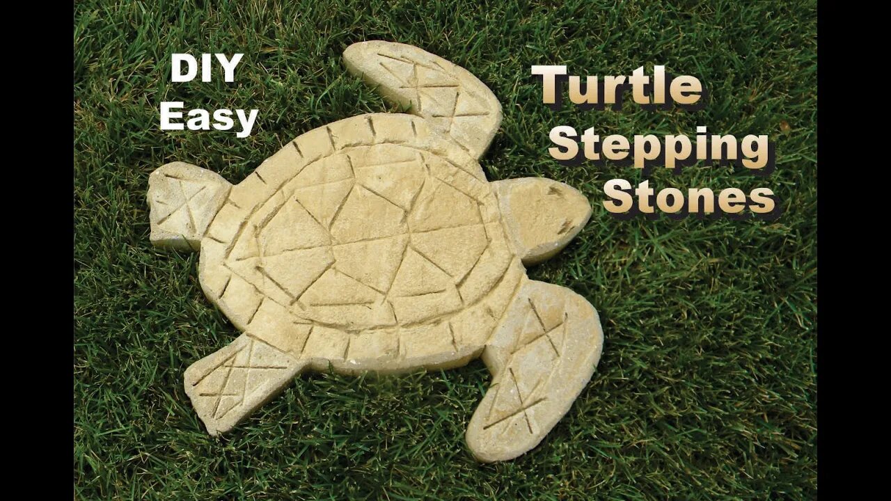 How to Make Turtle Stepping Stones Easy DIY