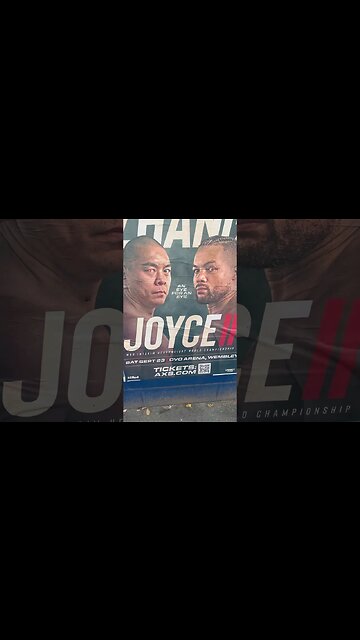 They are advertising Zhang vs Joyce boxing on 23th of September 2023