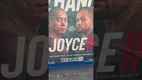 They are advertising Zhang vs Joyce boxing on 23th of September 2023