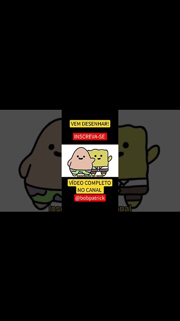 COMO DESENHAR BOB ESPONJA E PATRICK KAWAII FÁCIL #desenho #shorts #desenhofacil #desenholivre