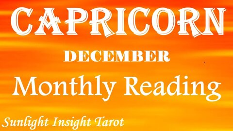 CAPRICORN✨Blessed Fated Message Arrives!💌That Clears & Heals Your Heart!💝December 2022 Monthly🎄