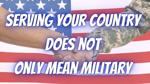 Gen Wesley Clark: Serving Your Country Does NOT Mean Militarily Only