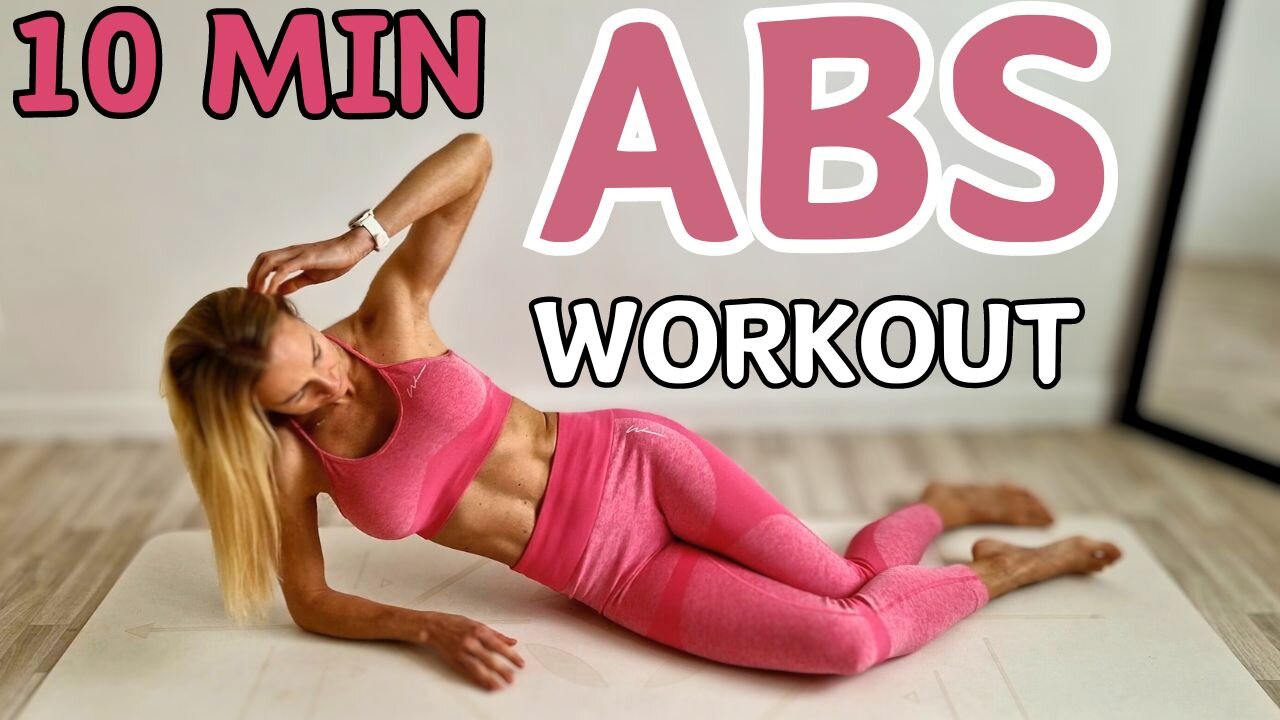 10 MIN ABS WORKOUT (FAT BURNER) Get Shape Of Your Life With These Exercises Routine / Sporty Kassia