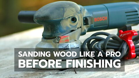 HOW TO: Sanding Wood Like a Pro Before Finishing