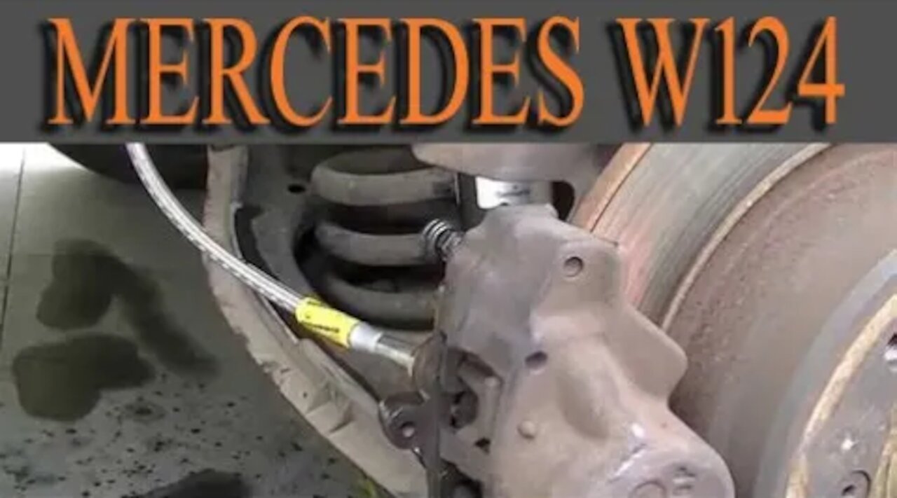 Mercedes Benz W124 - Rear break pads how to change them DIY