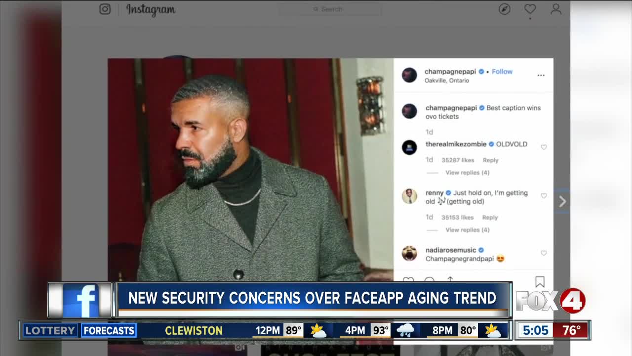 New security concerns over FaceApp aging trend