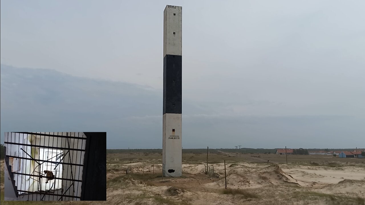 Farol abandonado em Quintão/RS, subi até um pedaço