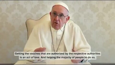 Jesuit Pope: "Getting the vaccines is an act of love"