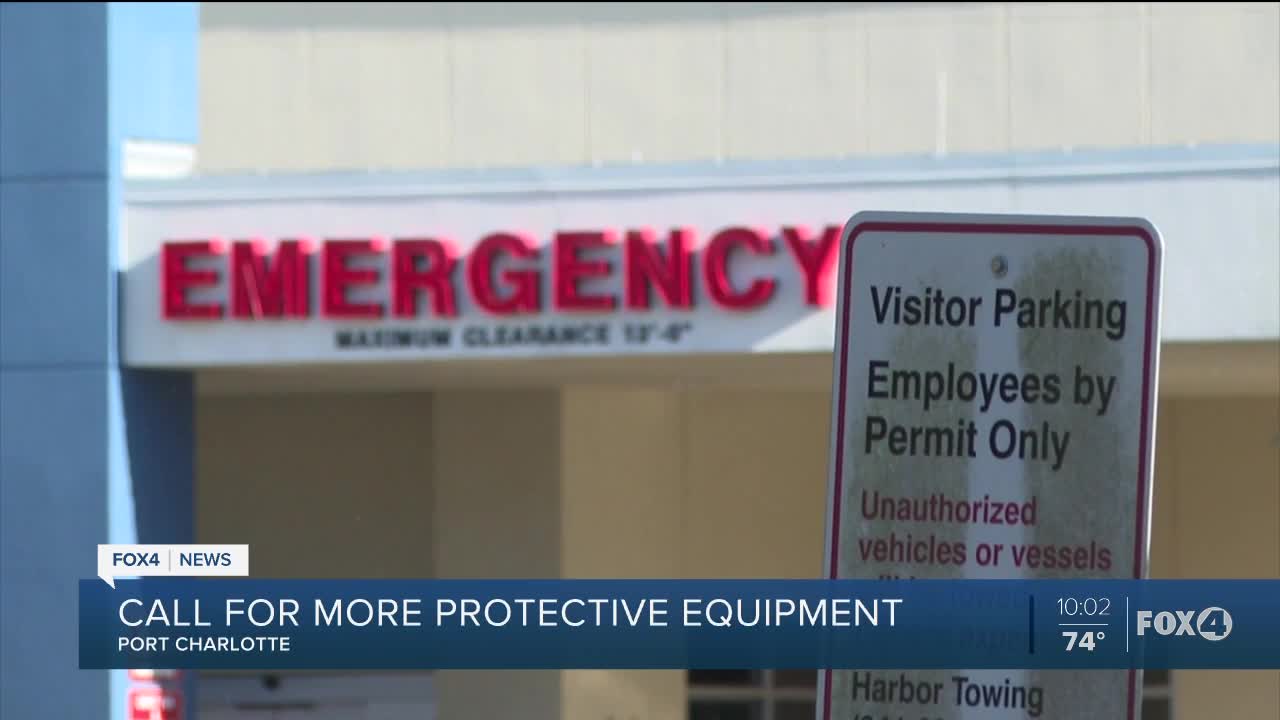 Charlotte County nurses protest; demand more protective equipment