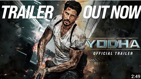 YODHA - OFFICIAL TRAILER | Sidharth Malhotra | Raashii Khanna | Disha Patani | Sagar & Pushkar