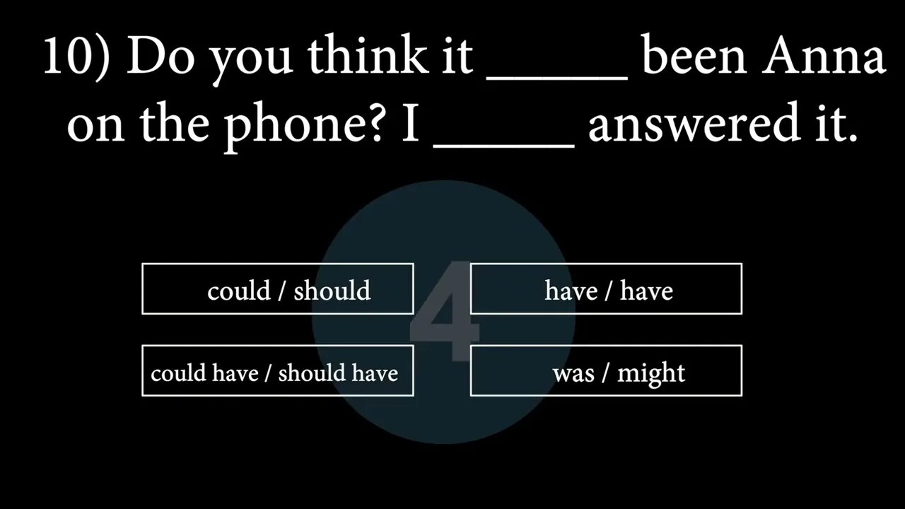 Modal Verbs Past Form Quiz