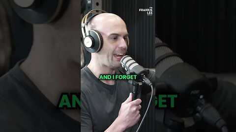 Be present in the process or you’ll end up missing parts of your life 😅#frankieleepodcast