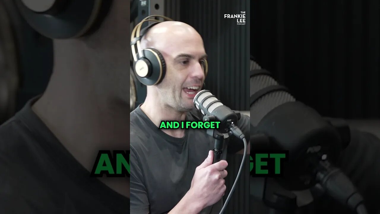 Be present in the process or you’ll end up missing parts of your life 😅#frankieleepodcast