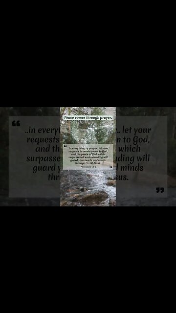 The promise of perfect peace