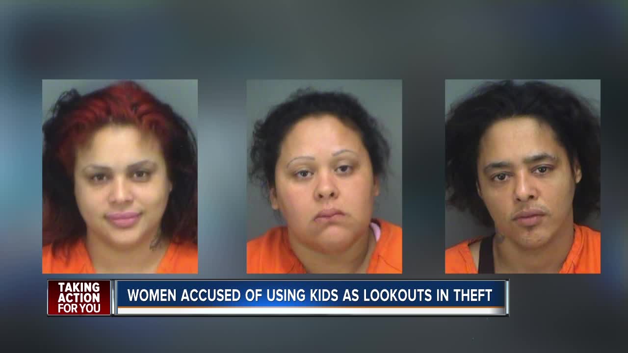 Tampa women accused of stealing $3K in merchandise from Target, using kids as lookouts