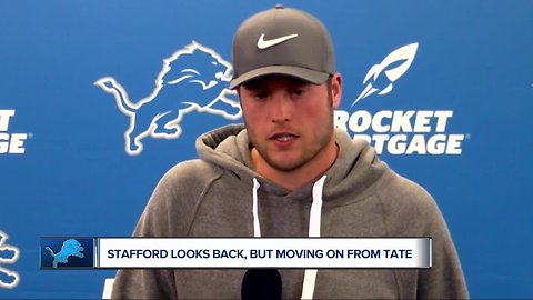 Matthew Stafford will miss Golden Tate, but expects multiple Lions to step up