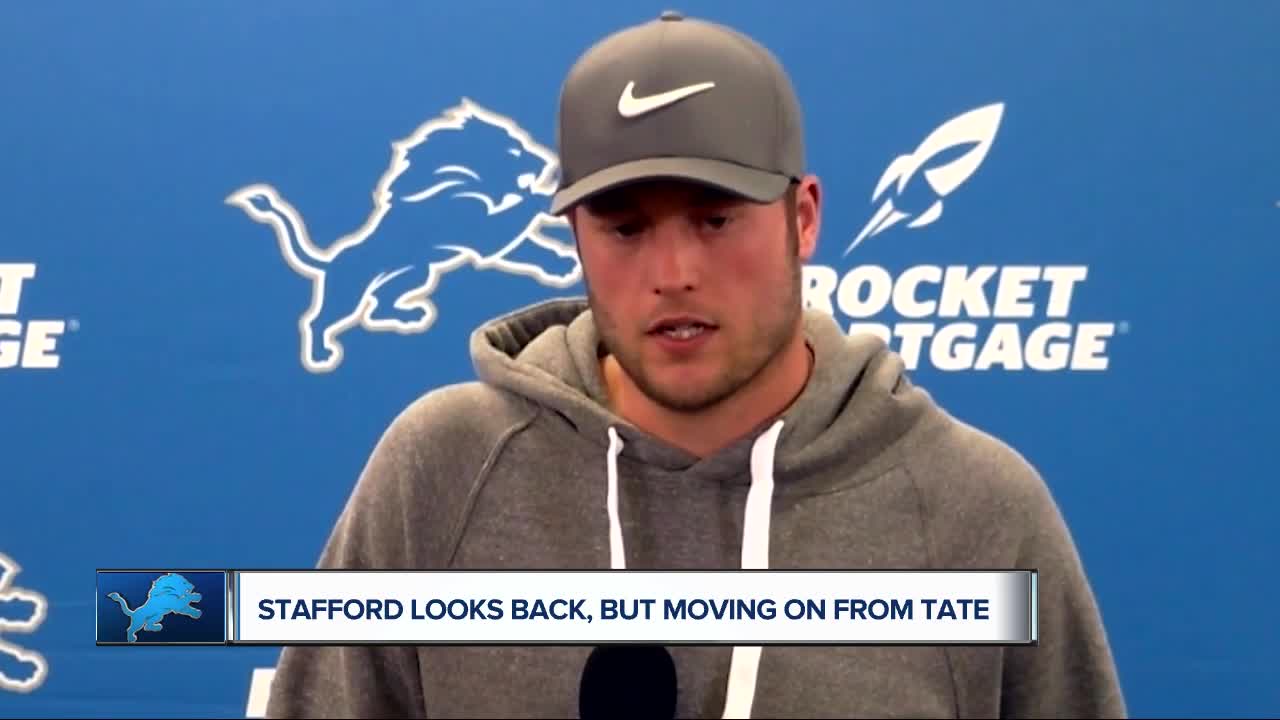 Matthew Stafford will miss Golden Tate, but expects multiple Lions to step up