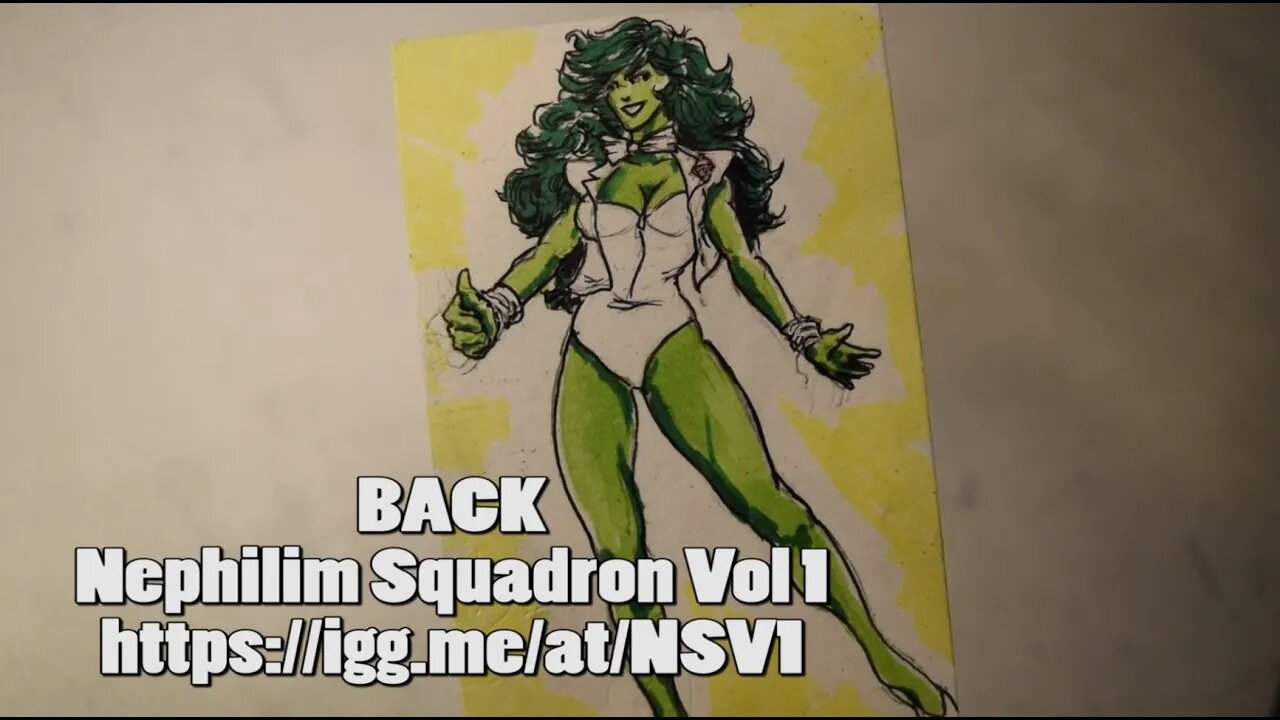 SHE-HULK!!! The Sketch Card (2)