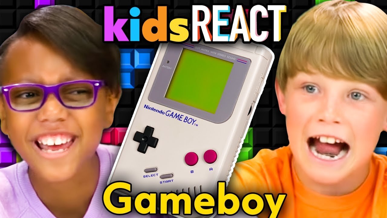 Kids React To The Original Gameboy! | Kids REACT