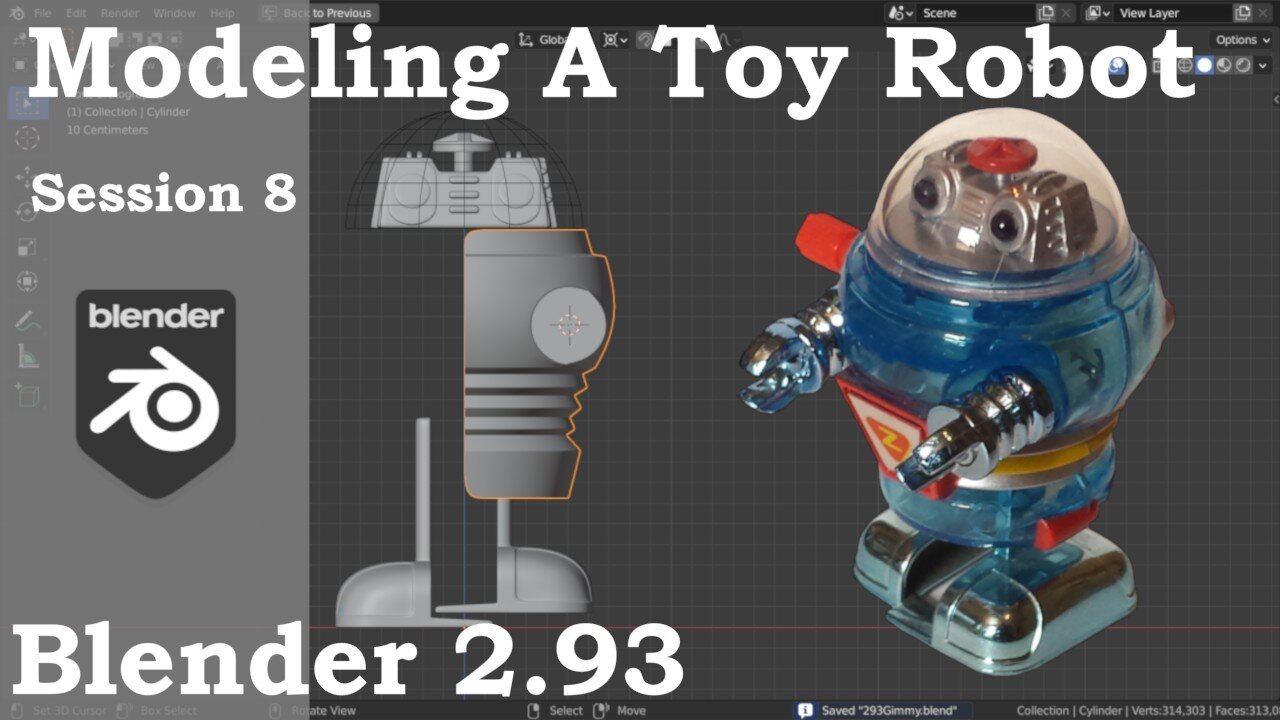 Modeling A Toy Robot, Session 08