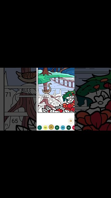 Color by number - Midnight stroll