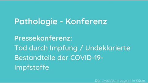 Conférence de presse: Mort par vaccination Composants non déclarés des vaccins COVID-19. VO