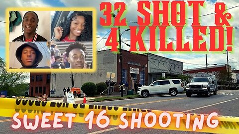 32 Shot & 4 Killed at Sweet 16 party!