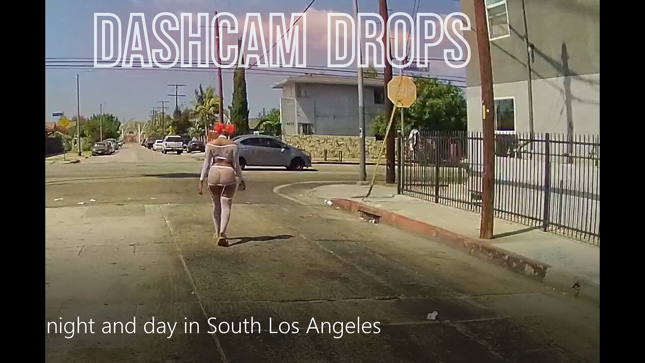 Dashcam Drops - day and night in South Los Angeles