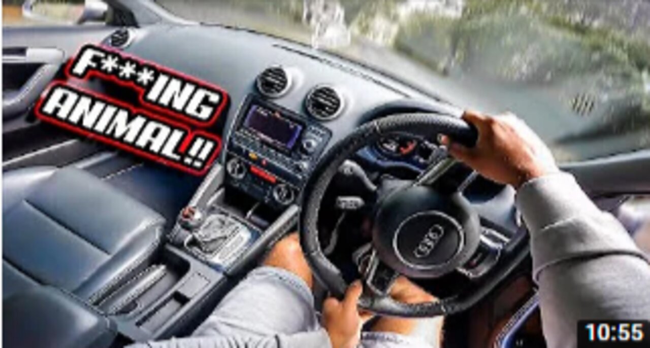 POV DRIVE IN A STAGE 3 570BHP AUDI RS3!!