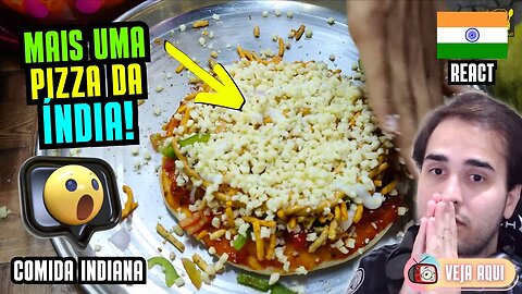 SE LIGA NESSA PIZZA INDIANA! Reagindo a COMIDAS DE RUA INDIANAS | Veja Aqui Reacts