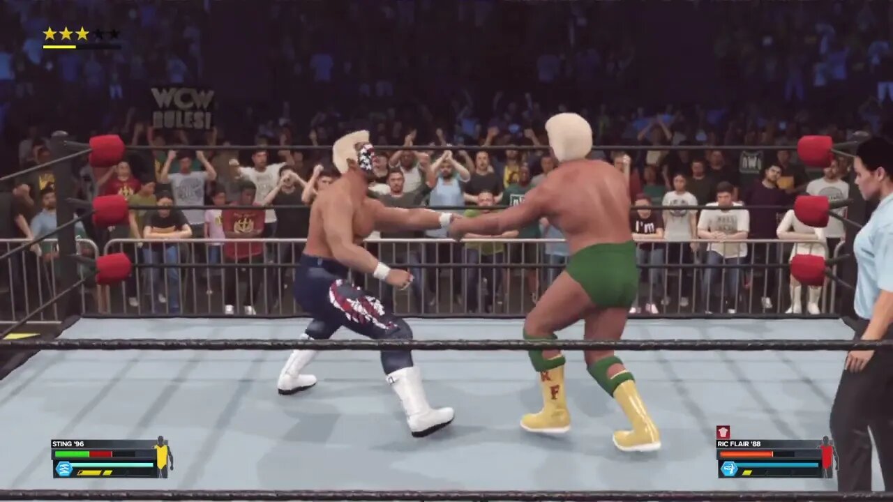 WWE 2K23: Sting '96 Vs. Ric Flair '88 (Legend Difficulty)