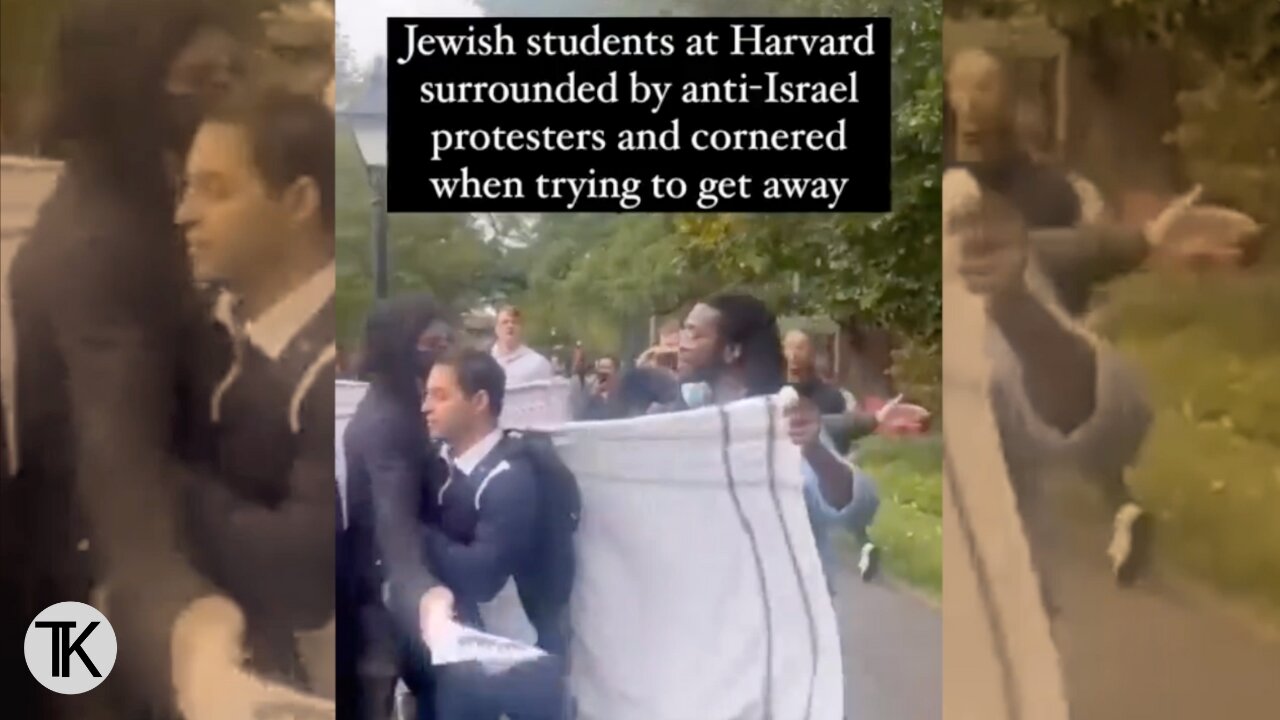 Pro-Palestinian Mob Is Targeting and Harassing Jewish Students at Harvard