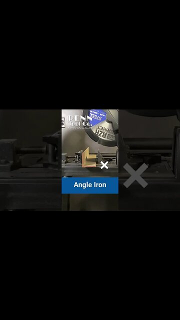 How to properly orient materials in a chop saw