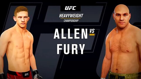 EA Sports UFC 4 Gameplay Tyson Fury vs Arnold Allen