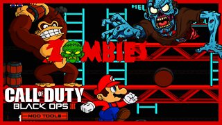 DONKEY KONG CUSTOM ZOMBIES MAP! - Black Ops 3 Mod Tools Custom Zombies!