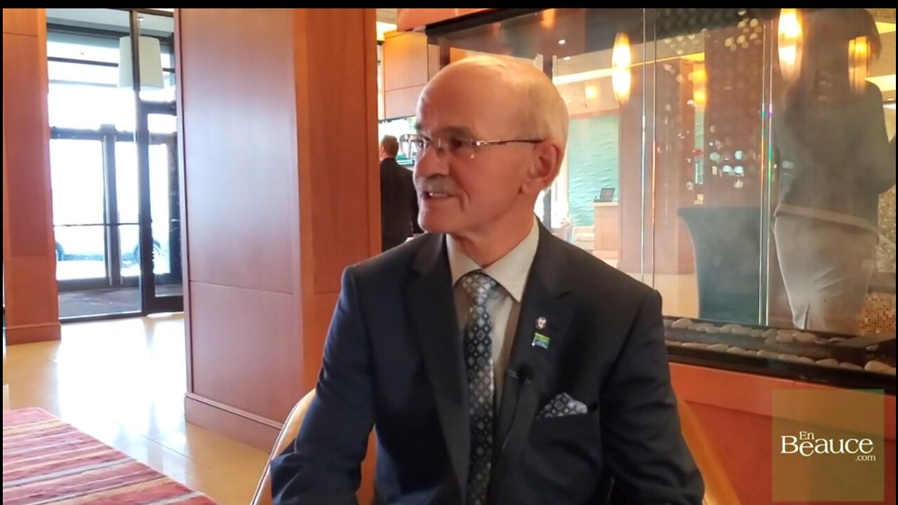 Entrevue post-débat Richard Lehoux